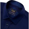 Alimens & Gentle Mens Short Sleeve Dress Shirts Wrinkle Free Solid Casual Button Down Shirts with Pocket(Navy Blue)