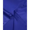 Alimens & Gentle Mens Short Sleeve Dress Shirts Wrinkle Free Solid Casual Button Down Shirts with Pocket(Royal Blue)