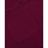 Alimens & Gentle Mens Short Sleeve Dress Shirts Wrinkle Free Solid Casual Button Down Shirts with Pocket(Wine Red)