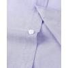 Alimens & Gentle Men’s Short Sleeve Oxford Shirt Regular Fit Button Down Collar Shirts with Pocket(Blue Purple)