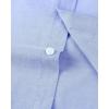 Alimens & Gentle Men’s Short Sleeve Oxford Shirt Regular Fit Button Down Collar Shirts with Pocket(Classic Blue)