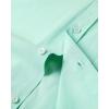 Alimens & Gentle Men’s Short Sleeve Oxford Shirt Regular Fit Button Down Collar Shirts with Pocket(Green)