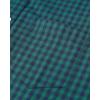 Alimens & Gentle Men’s Short Sleeve Oxford Shirt Regular Fit Button Down Collar Shirts with Pocket(Plaid Dark Green)