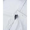 Alimens & Gentle Mens Solid Oxford Shirt Long Sleeve Dress Shirt Work Casual Button Down Shirts with Pocket(Anthracite)