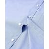 Alimens & Gentle Mens Solid Oxford Shirt Long Sleeve Dress Shirt Work Casual Button Down Shirts with Pocket(Classic Blue)