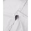 Alimens & Gentle Mens Solid Oxford Shirt Long Sleeve Dress Shirt Work Casual Button Down Shirts with Pocket(Khaki Gery)