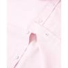 Alimens & Gentle Mens Solid Oxford Shirt Long Sleeve Dress Shirt Work Casual Button Down Shirts with Pocket(Light Pink)