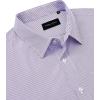 Alimens & Gentle Men’s Stripe Dress Shirts Transitional Weather Long Sleeve Casual Button Down Business Shirt Poplin Top(Purple)