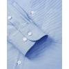 Alimens & Gentle Men’s Stripe Dress Shirts Transitional Weather Long Sleeve Casual Button Down Business Shirt Poplin Top(Sky Blue)