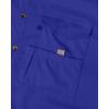 Alimens & Gentle Short Sleeve Fishing Shirt Wicking Fabric Sun Protection Casual Button Down Shirts(Royal Blue)