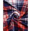 Alimens & Gentle Womens Pajama Pants Plaid Stretch Comfy Lounge Pants Drawstring Waist Sleep Bottoms with Pockets(Red  Navy white)