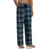Alimens & Gentle Mens Heavyweight Flannel Plaid Pajama Pants 100% Cotton Sleep Lounge Pant(Green Grey)
