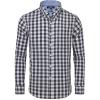 Alimens & Gentle Men’s Plaid Button Down Shirts Cotton Long Sleeve Dress Shirts Regular Fit Gingham Shirts(Black Plaid)