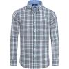 Alimens & Gentle Men’s Plaid Button Down Shirts Cotton Long Sleeve Dress Shirts Regular Fit Gingham Shirts(Grey/Green  Plaid)