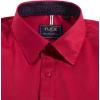 Alimens & Gentle Men’s Dress Shirts Long Sleeve Wrinkle-Free Business Casual Button Down Shirt(Bright Red)