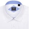Alimens & Gentle Men’s Dress Shirts Long Sleeve Wrinkle-Free Business Casual Button Down Shirt(White Blue)