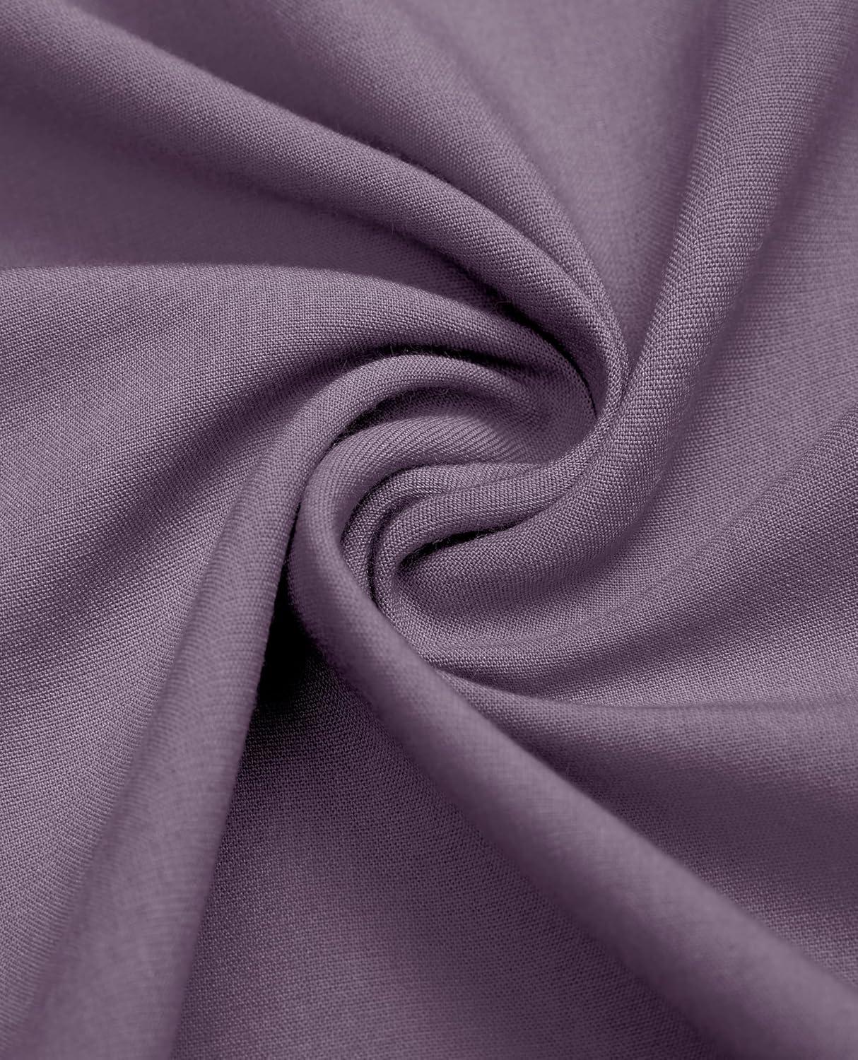 imageAlimens amp Gentle Mens Cuban Guayabera Shirt Button Down Long Sleeve Summer Beach19dark Purple
