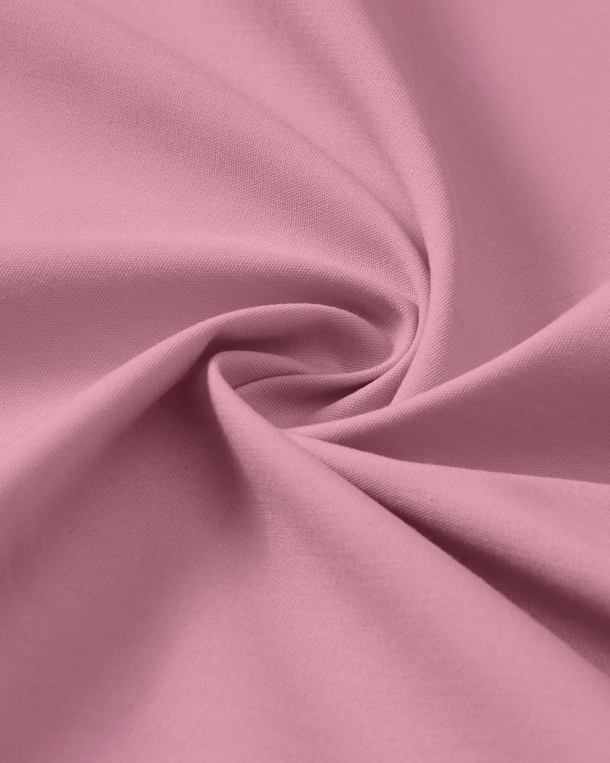 imageAlimens amp Gentle Mens Dress Shirts Long Sleeve Stretch Wrinkle Free Business Casual Button Down ShirtDusty Pink