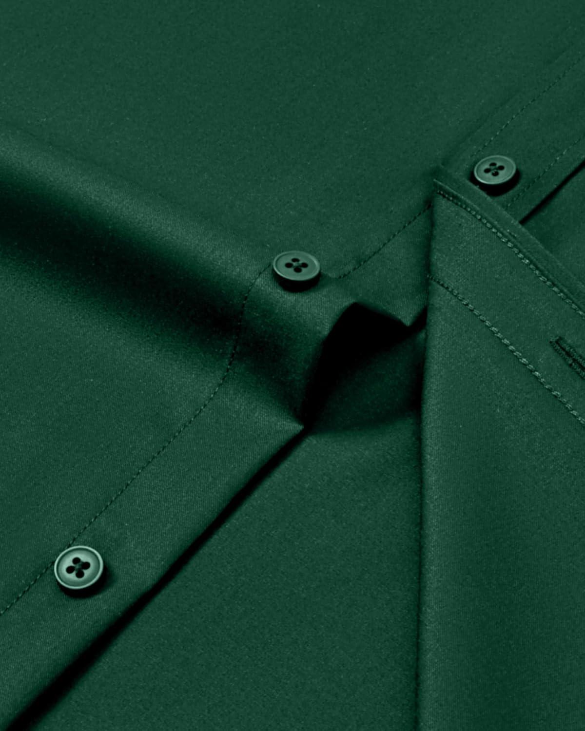 imageAlimens amp Gentle Mens Dress Shirts Long Sleeve Wrinkle Free Stretch Business Casual Button Down ShirtsGreen