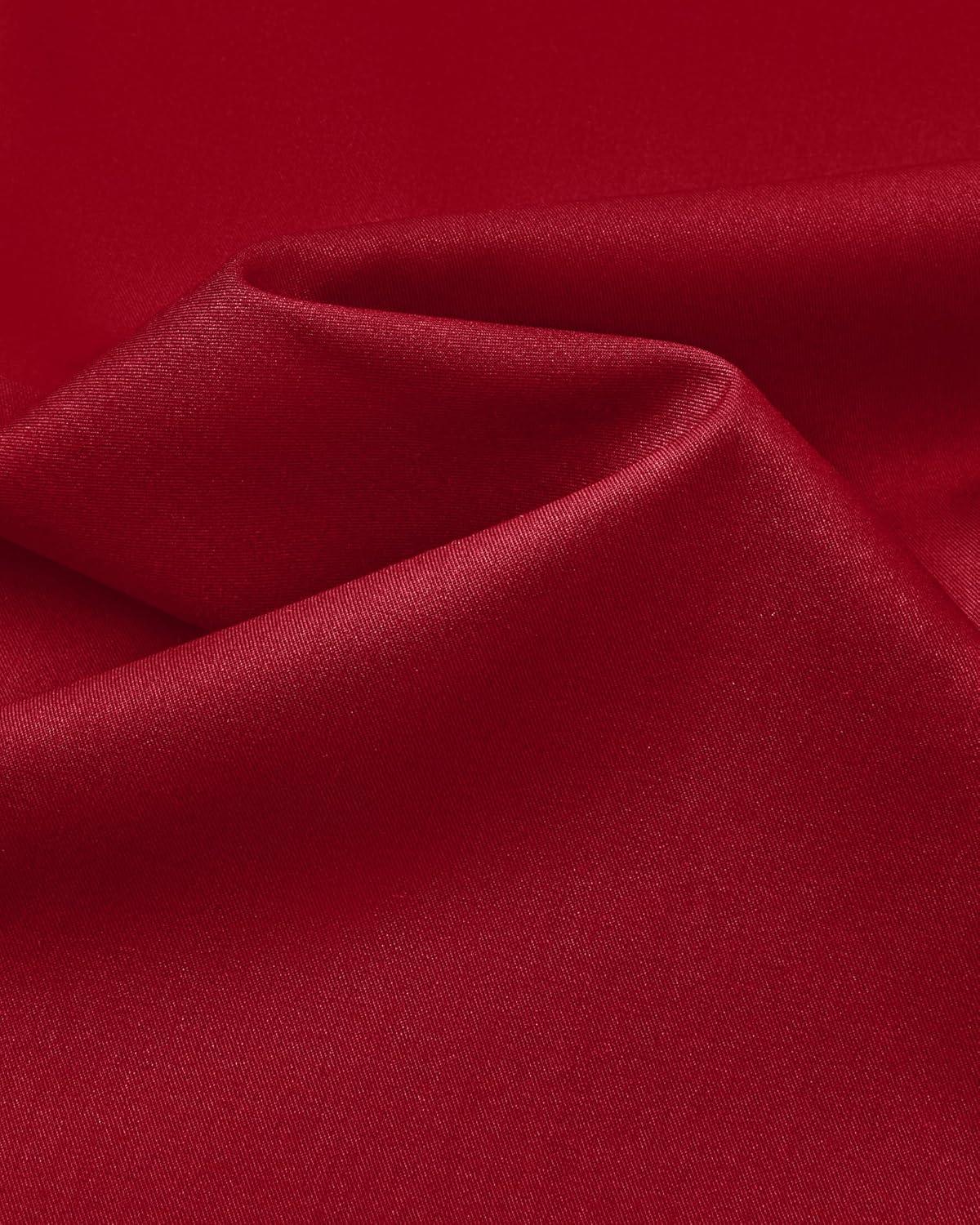 imageAlimens amp Gentle Mens Dress Shirts Long Sleeve Wrinkle Free Stretch Business Casual Button Down ShirtsRed
