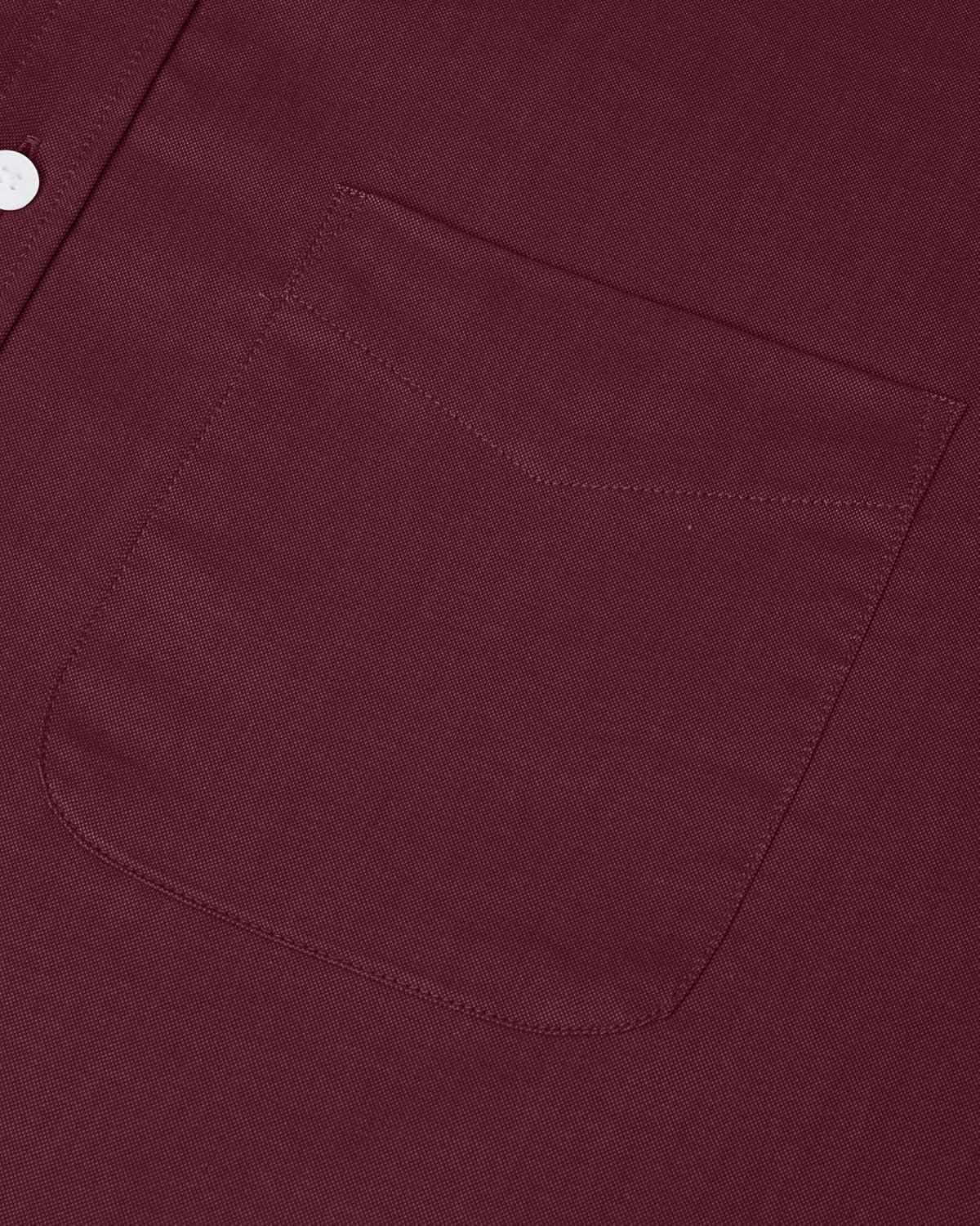 imageAlimens amp Gentle Mens Oxford Shirt Solid Stretch Dress Shirts Casual Business Long Sleeve Button Down Shirt with PocketBurgundy