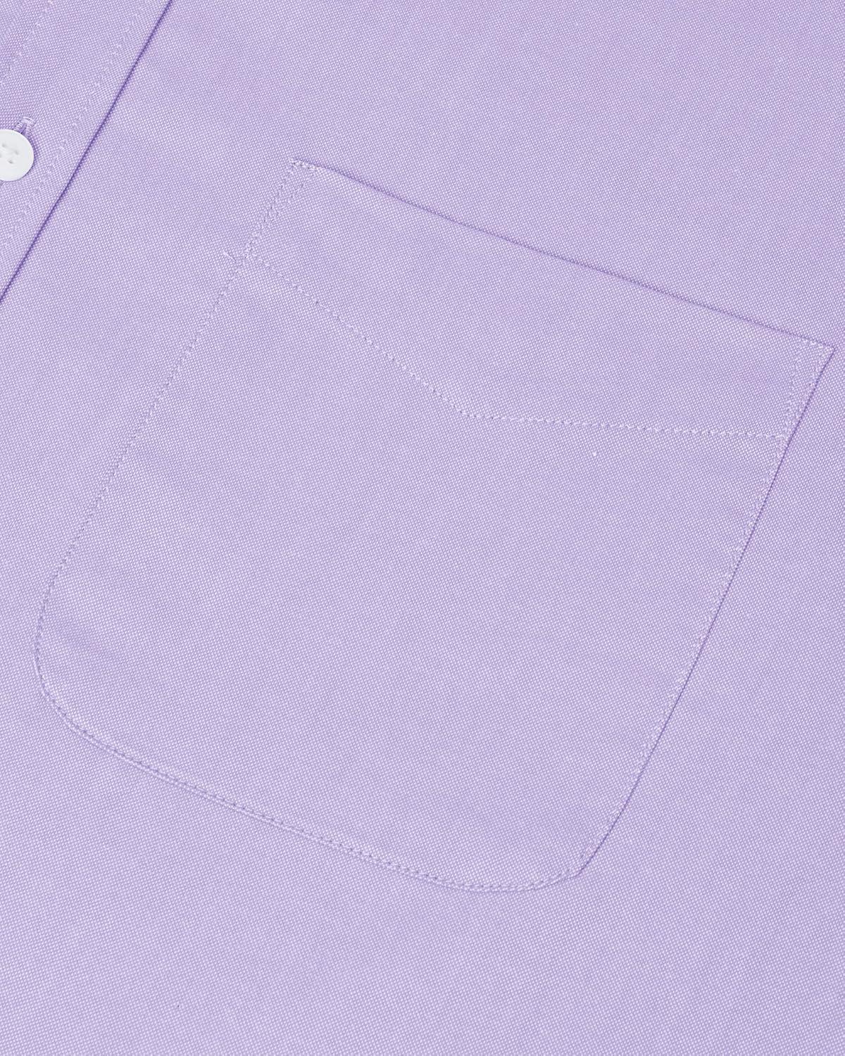 imageAlimens amp Gentle Mens Oxford Shirt Solid Stretch Dress Shirts Casual Business Long Sleeve Button Down Shirt with PocketLavender