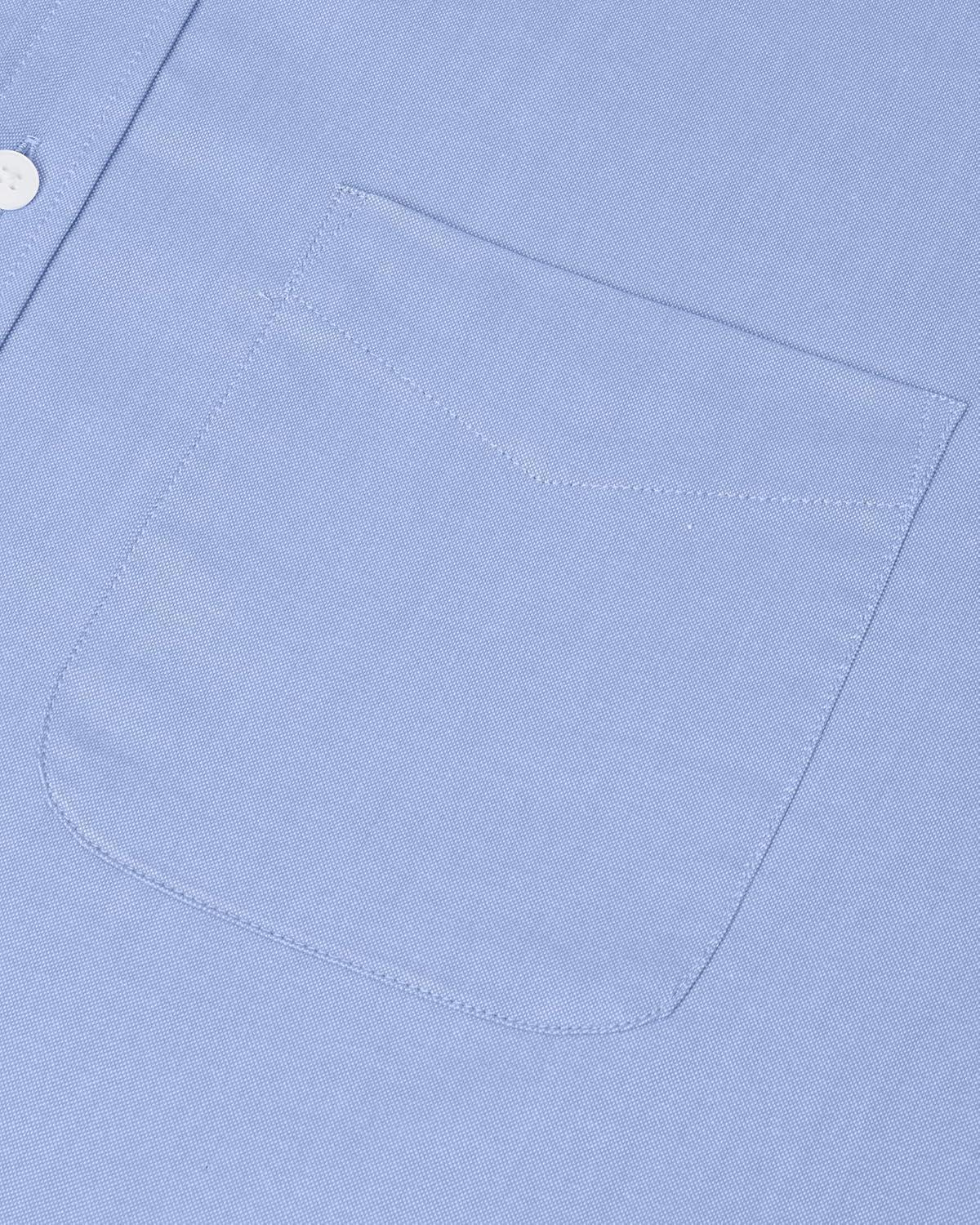 imageAlimens amp Gentle Mens Oxford Shirt Solid Stretch Dress Shirts Casual Business Long Sleeve Button Down Shirt with PocketLight Blue