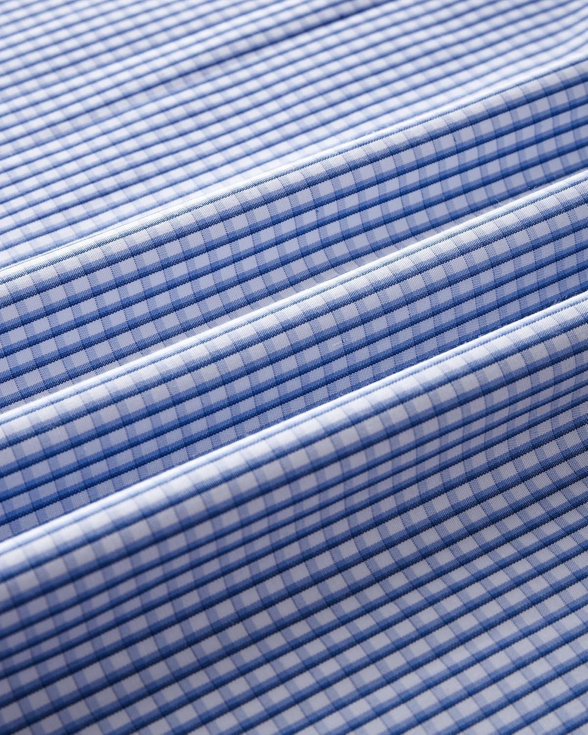 imageAlimens amp Gentle Mens Plaid Button Down Shirts Cotton Long Sleeve Dress Shirts Regular Fit Gingham ShirtsBlue White Gingham