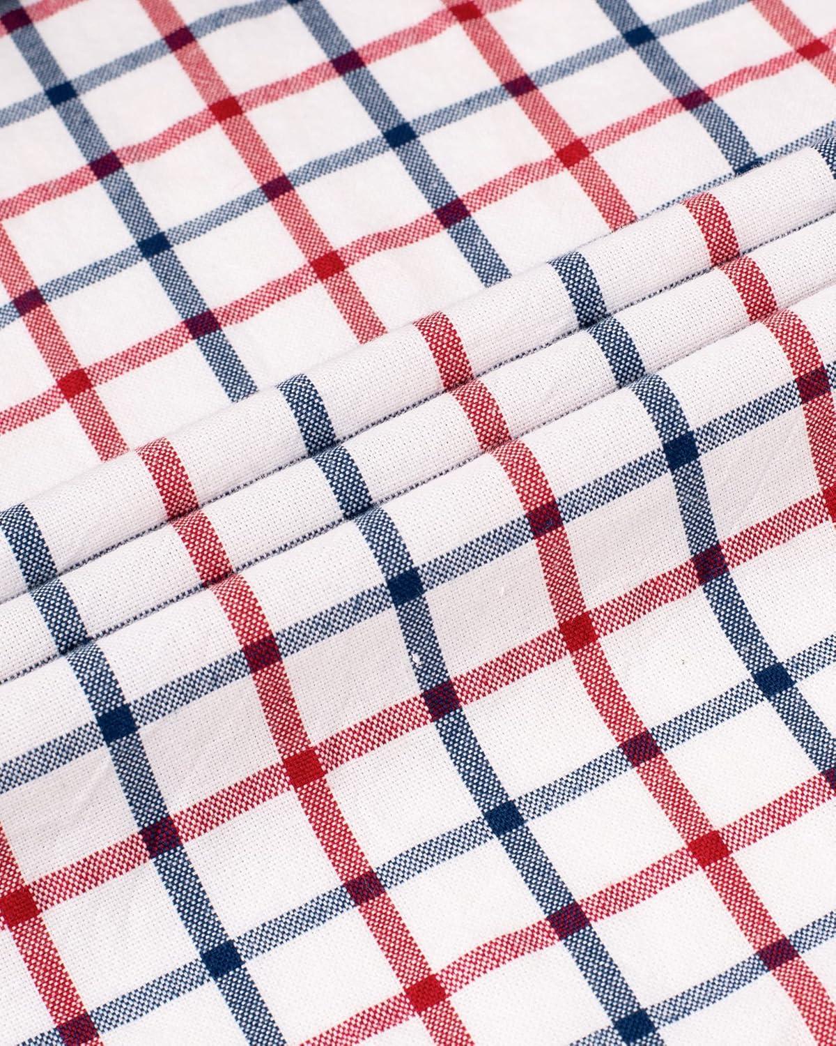 imageAlimens amp Gentle Mens Plaid Button Down Shirts Cotton Long Sleeve Dress Shirts Regular Fit Gingham ShirtsRed Gingham