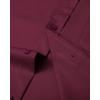 Alimens & Gentle French Cuff Regular Fit Dress Shirts (Cufflink Included)(Flex-red Flame)