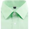 Alimens & Gentle French Cuff Regular Fit Dress Shirts (Cufflink Included)(Green)