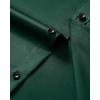 Alimens & Gentle Mens Anti Odor Dress Shirts Long Sleeve Wrinkle Free Stretch Button Down Shirt Business Formal Wedding(Dark Green)