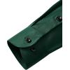Alimens & Gentle Mens Anti Odor Dress Shirts Long Sleeve Wrinkle Free Stretch Button Down Shirt Business Formal Wedding(Dark Green)