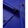 Alimens & Gentle Mens Anti Odor Dress Shirts Long Sleeve Wrinkle Free Stretch Button Down Shirt Business Formal Wedding(Royal Blue)