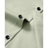 Alimens & Gentle Mens Anti Odor Dress Shirts Long Sleeve Wrinkle Free Stretch Button Down Shirt Business Formal Wedding(Sage Green)