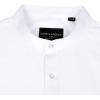 Alimens & Gentle Men’s Banded Collar Dress Shirts Wrinkle Free Long Sleeve Mandarin Collar Button Down Shirt(White)