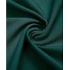 Alimens & Gentle Mens Cuban Guayabera Shirt Button Down Long Sleeve Summer Beach(12-dark Green)