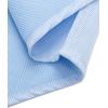 Alimens & Gentle Men’s Dress Shirts French Cuff Long Sleeve Regular Fit Formal Tuxedo Cufflinks Shirt(Twilled Blue)