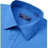 Alimens & Gentle Mens Dress Shirts Long Sleeve Wrinkle Free Stretch Business Casual Button Down Shirts(Classic Blue)