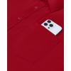 Alimens & Gentle Mens Dress Shirts Long Sleeve Wrinkle Free Stretch Business Casual Button Down Shirts(Red)