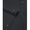 Alimens & Gentle Mens Dress Shirts Stretch Long Sleeve Formal Business Wedding Button Down Shirt Wrinkle Free(Black)
