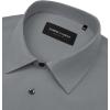 Alimens & Gentle Mens Dress Shirts Stretch Long Sleeve Formal Business Wedding Button Down Shirt Wrinkle Free(Grey)