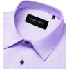Alimens & Gentle Mens Dress Shirts Stretch Long Sleeve Formal Business Wedding Button Down Shirt Wrinkle Free(Lavender Purple)