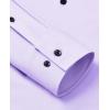Alimens & Gentle Mens Dress Shirts Stretch Long Sleeve Formal Business Wedding Button Down Shirt Wrinkle Free(Lavender Purple)