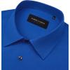 Alimens & Gentle Mens Dress Shirts Stretch Long Sleeve Formal Business Wedding Button Down Shirt Wrinkle Free(Royal Blue)