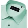 Alimens & Gentle Mens Dress Shirts Stretch Long Sleeve Formal Business Wedding Button Down Shirt Wrinkle Free(Turquoise Green)