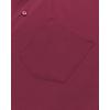 Alimens & Gentle Mens Dress Shirts Stretch Long Sleeve Wrinkle Free Business Casual Button Down Shirt for Wedding(Burgundy)