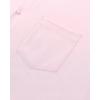 Alimens & Gentle Mens Dress Shirts Stretch Long Sleeve Wrinkle Free Business Casual Button Down Shirt for Wedding(Pink)