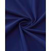 Alimens & Gentle Mens Dress Shirts Stretch Muscle Fit Wrinkle Free Long Sleeve Button Down Shirt Casual Business Formal Shirt(Navy Blue)