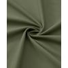 Alimens & Gentle Mens Dress Shirts Stretch Muscle Fit Wrinkle Free Long Sleeve Button Down Shirt Casual Business Formal Shirt(Olive)